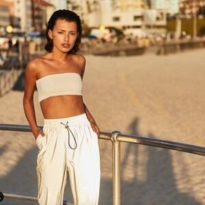 Triangl Moonee Silver Reflective Track Pant